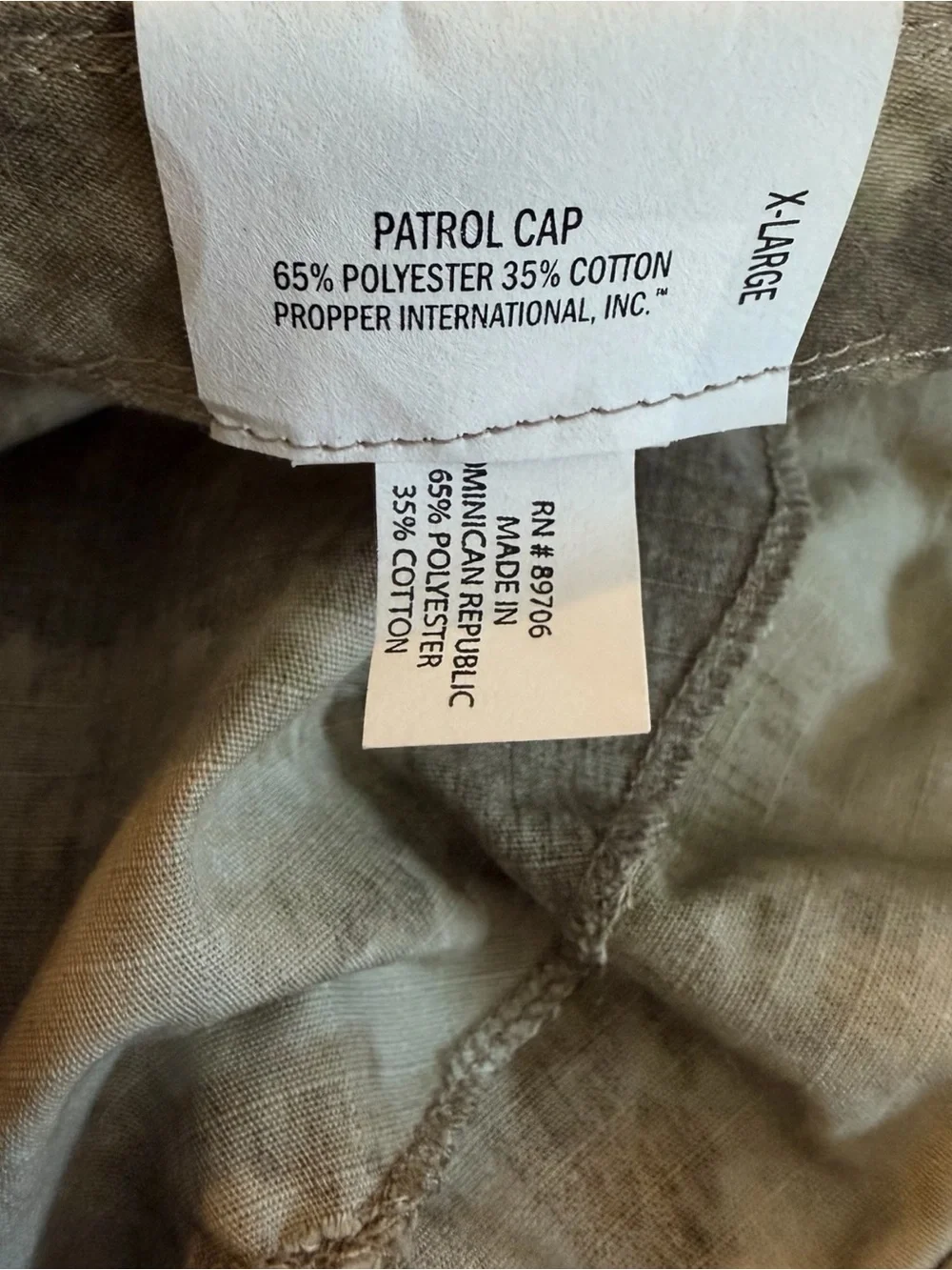 Propper A-TACS Camo Patrol Cap XL Tactical Military Concealment NWT